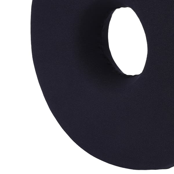 Smultringformet pute, trykksårpute, egnet for sengeliggende pasienter og eldre, svart, 25 cm.