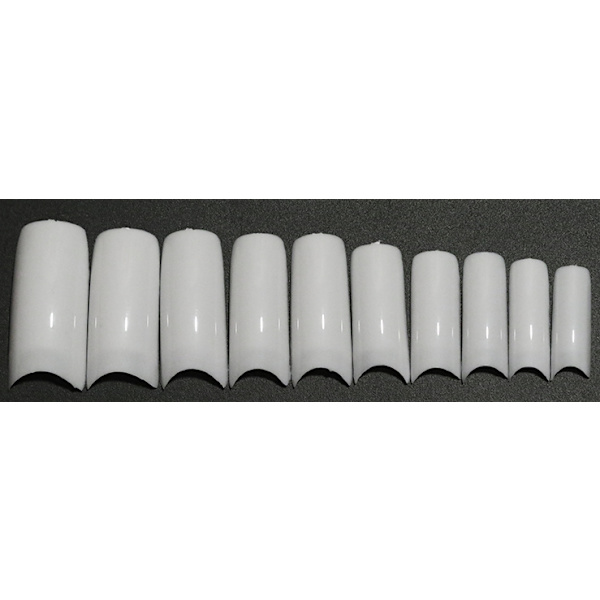 500 løse akrylnegltupper White white