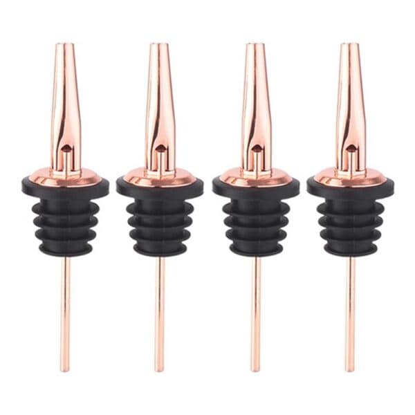 4-pakning med dryppkorker Roséguld