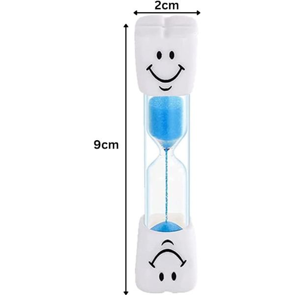 3-minutters timeglas, børnetandbørste-timer, badeværelsestilbehør