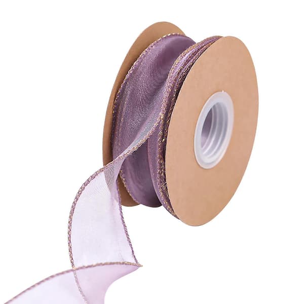 Farmhouse Wired Ribbon Collection for Festive Decor-lingling} 2 Pcs