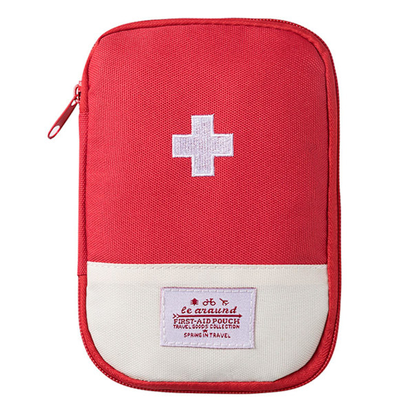 Mini First Aid Kit, for Emergencies, Red. Red Large