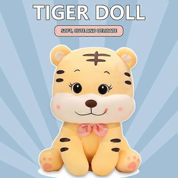 Tigerdocka Trasdocka Plyschleksak Tigerkudde Flickor Sovande Barndocka Extra Stor Söt Docka-lingling}