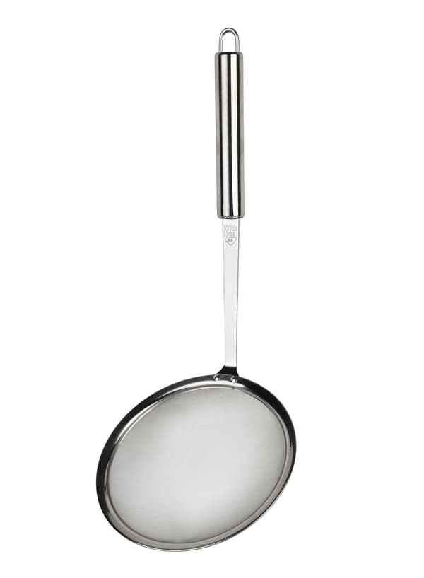 Simpel køkkensi, 14 cm, med håndtag i rustfrit stål