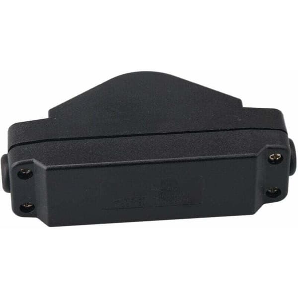 Vattentät svart plug-in strömbrytare, 30A 220V