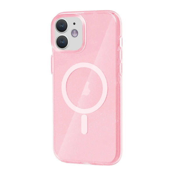 Kompatibel med iPhone 11, Magsafe flash cover - Pink