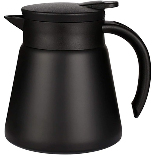 680 ml isolert kaffe-/tekann i rustfritt stål med kaffe-/vanndispenser