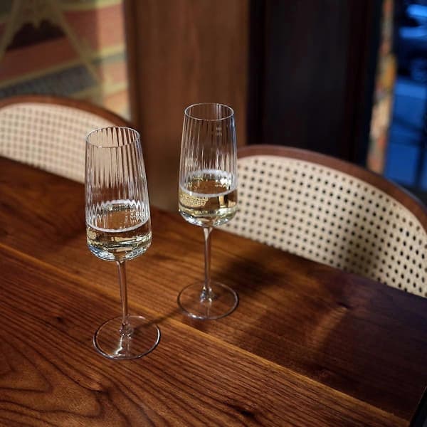 Proseccoglas 25 cl - 4-pack (med spår)