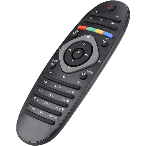 Hot 2025 Erstatningsfjernkontroll TV Universell kontroll for Philips TV Original Philips fjernkontroll Philips KVALITETSMATERIALE