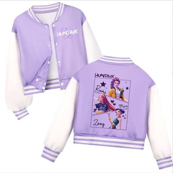 K-pop Devil Hunter børnetøj, inklusive hættetrøje og baseballuniform, 160 cm (11-12 år) 160cm (11-12Years)