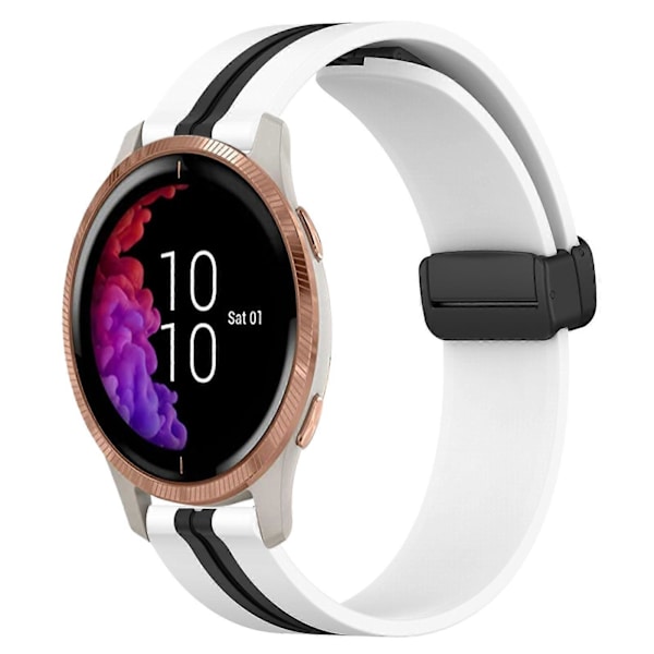 Silikone Urrem Til Garmin Venu-lingling} White Black