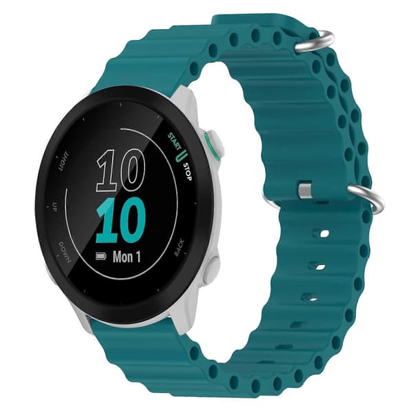 Silikone Urrem Til Garmin Forerunner 55-lingling} Green