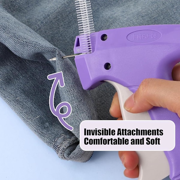 Het 2025 Klädsömnadspistol, Etikettpistol för Kläder, Mini Klädsömnadspistol, Klädsömnadspistol Purple