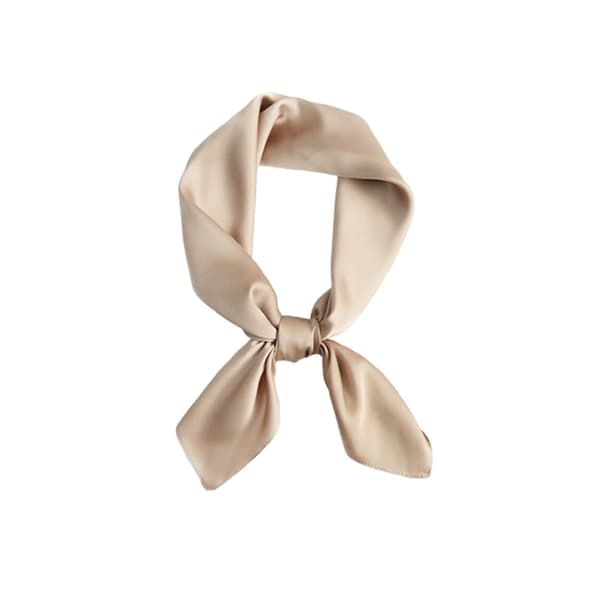 Elegant dybgrøn silketørklæde - blød khaki Khaki 52