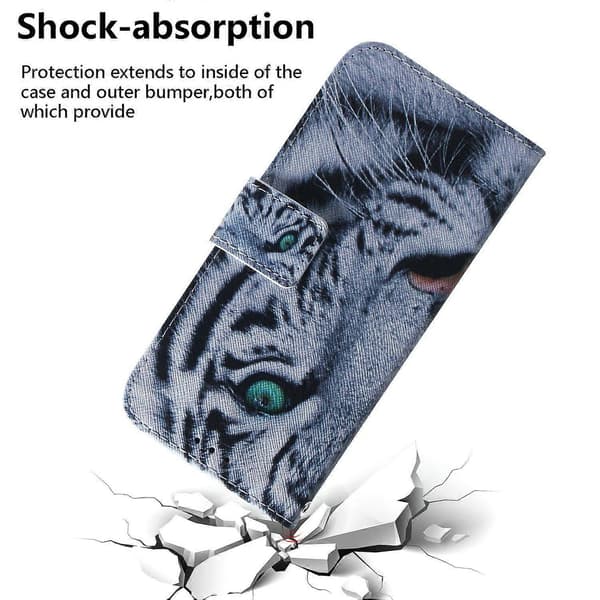 Kompatibel med iPhone 17 Pro Max Plånboksfodral Mönstertryck Läder Telefonskal-lingling} Multicolor Tiger