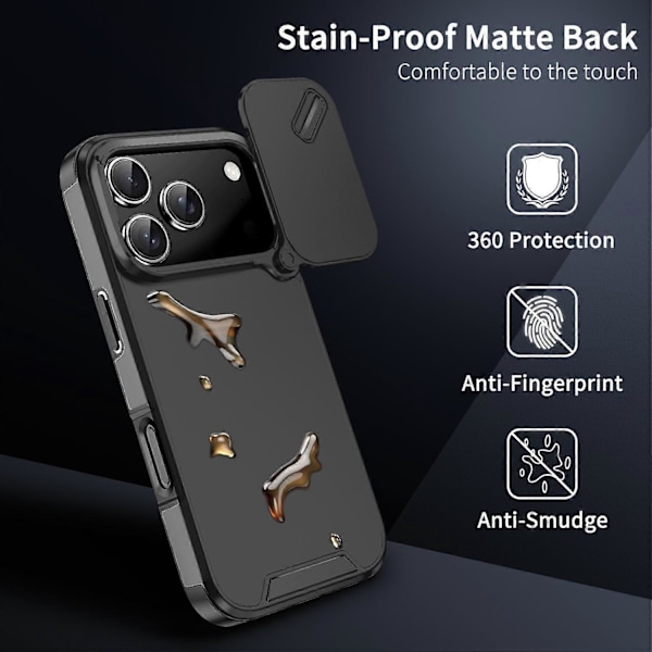 TPU + PC Puhelinkotelo - lingling} Black iPhone 17 Pro