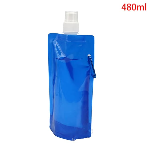 350ml/480ml Portabel Ultralätt Vikbar Vattenpåse Black