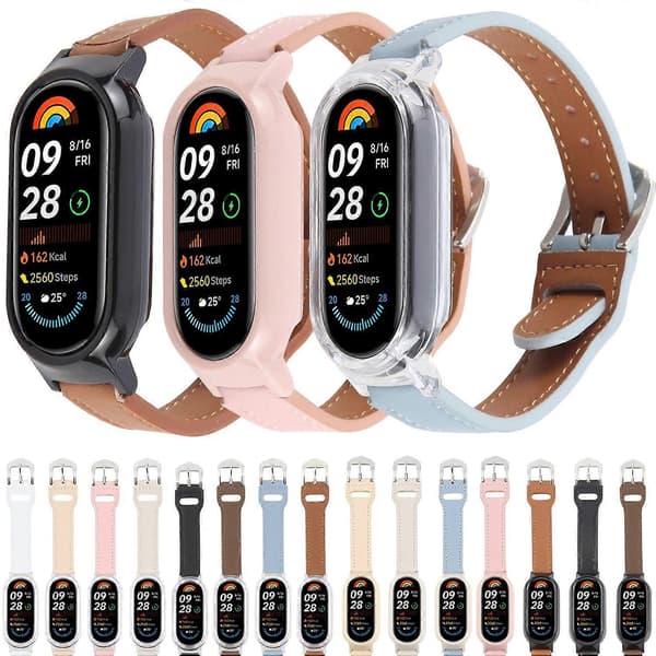 Bedstsælgende PC-etui Integreret læderrem Xiaomi Smart Band 9