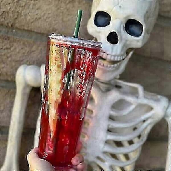 Halloween Væskefylt Blodvann Kopp Drypp Blod Design 450/720ml Glitrende Kopp-lingling} 720ml