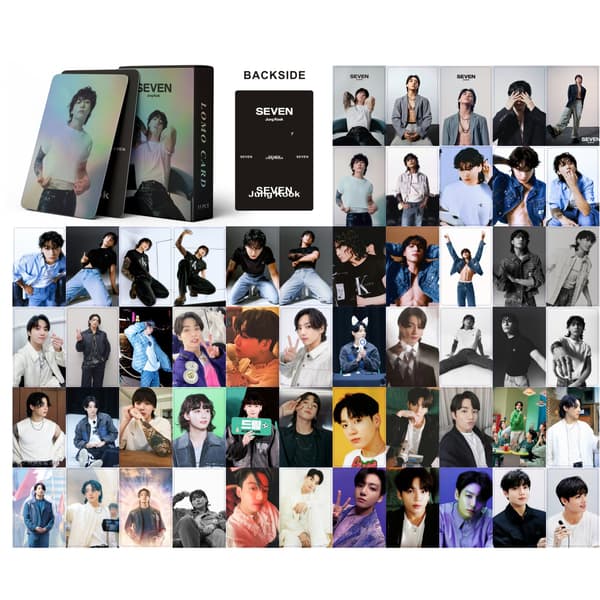 55 fotokort med BTS V, JungKook og Lomo.