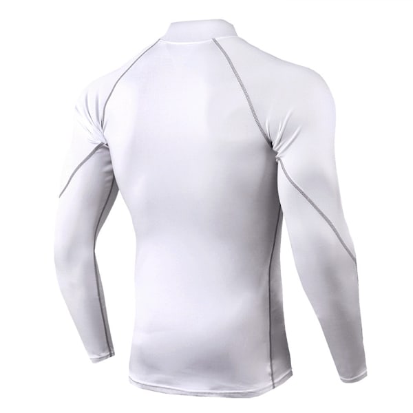 Heta 2025 Atletiska Långärmade Tröjor för Män vit white XL