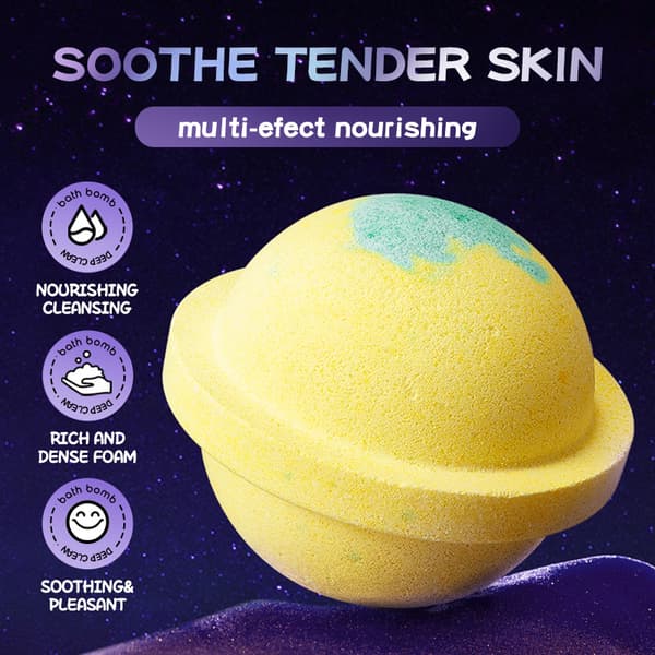 Badbomb med Planet-tema - Doft SPA Ritual Tillbehör