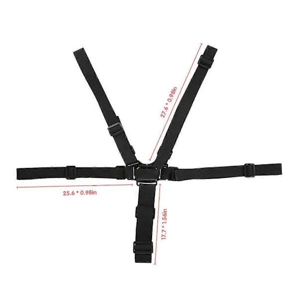 Universal Five-Point Harness for Infants and Children, Black