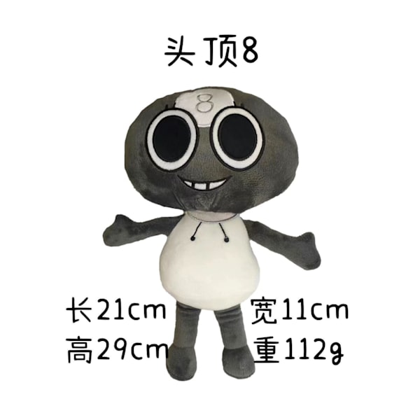Uusi Dandy's World pehmolelu Dandy's Eighth Head Dandy's Eighth Head Dandy head eight Vacuum Compression