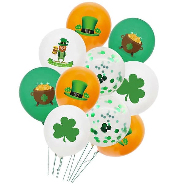 1 Ilmapallosetti . Patrick's Day -somisteet Festivaali-ilmapallot-lingling} Multi 12×6cm