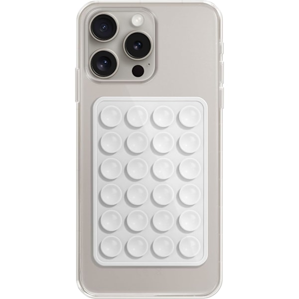 Hett 2025 Silikon Telefonfäste med Självhäftning, Sugpropp Mobilskalhållare för iPhone och Android, Handsfree Självhäftande Fäste för Telefon