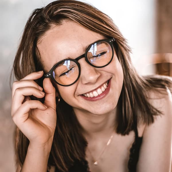 Blålysblokkerende briller/databriller (dame/herre) Nerd lesebriller/spillebriller
