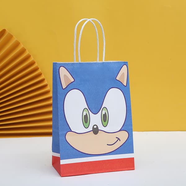 Sonic The Hedgehog Party Presentpåsar 12 st - Födelsedagspåsar för barn