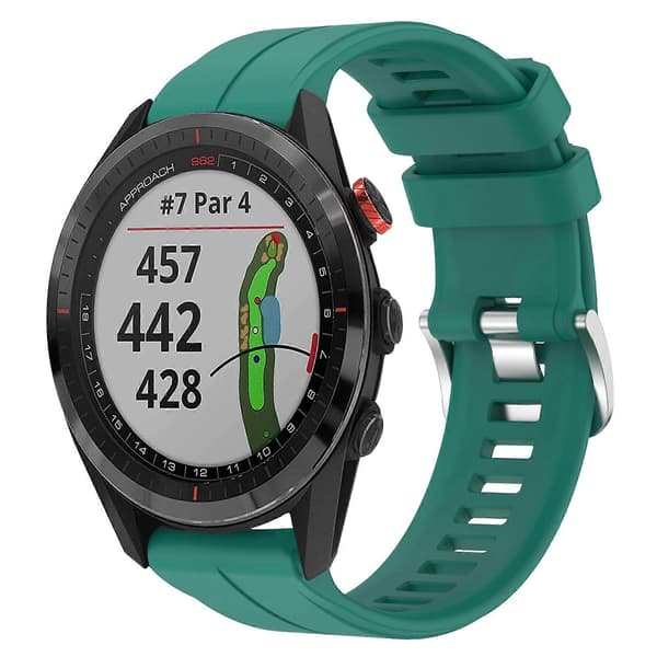 Silikon Armband För Garmin Approach S62-lingling} Green