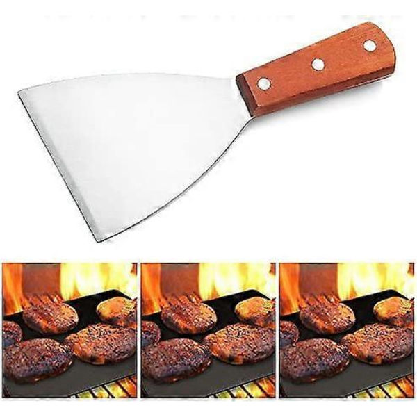 Grillskraber, rustfrit stål, kommerciel kvalitet, 8 1/4 tommer