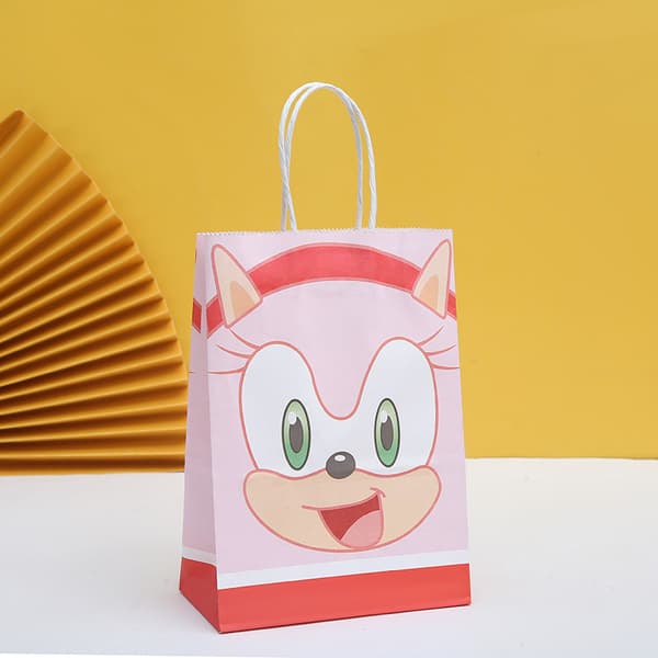 Sonic The Hedgehog Party Presentpåsar 12 st - Födelsedagspåsar för barn