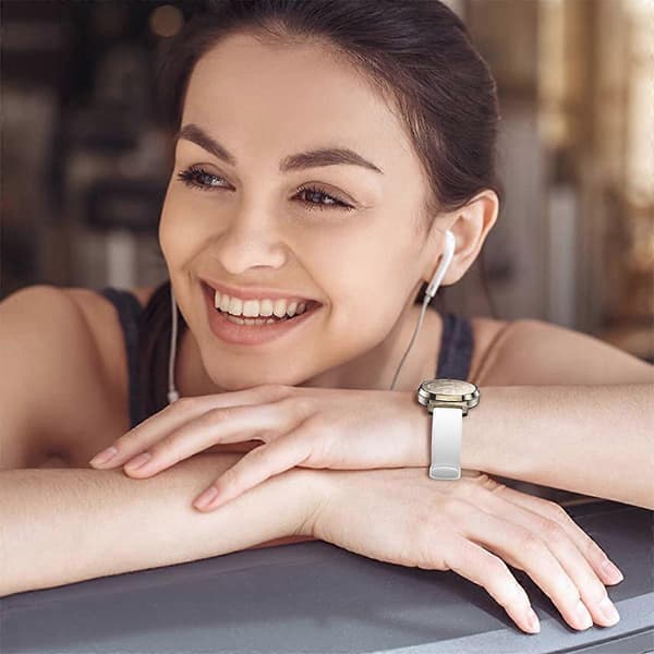 Silikone Urrem Til Garmin Lily 2-lingling} White