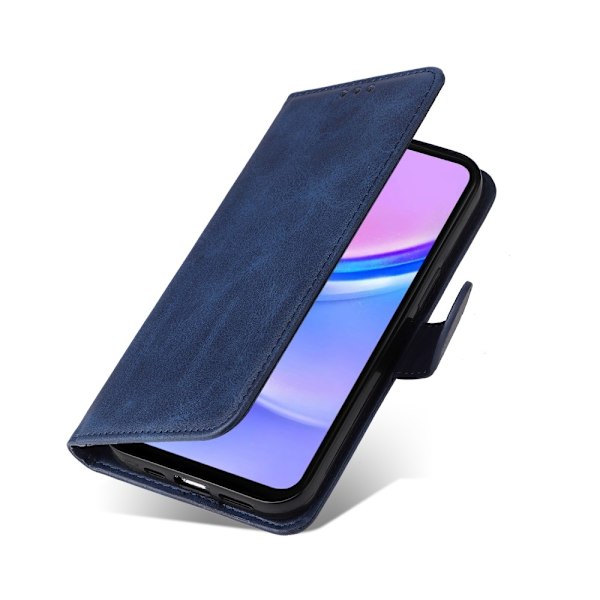 Hot 2025 Samsung A16 PU Læder Wallet Case - Flere Farver Blue Blå
