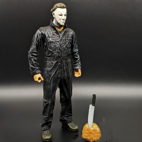 Anime NECA Halloween Michael Myers Jason Voorhees Del 7 The New Blood Action Figure 17cm Collection Modell Leksaker Presenter Michael with BOX