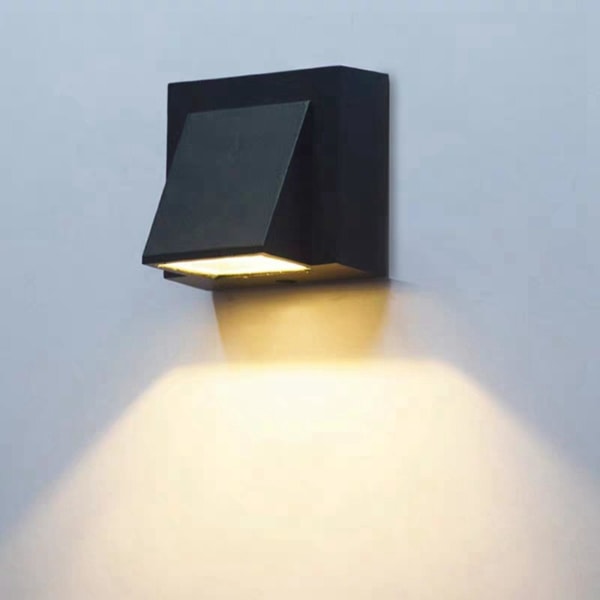 8x 3w Modern Minimalistisk Kreativ Utomhus Vattentät Vägglampa Led Utomhus Trädgårdsdörr Ljus Balkong