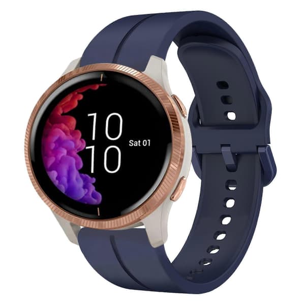 Silikone Urrem Til Garmin Venu-lingling} Navy Blue