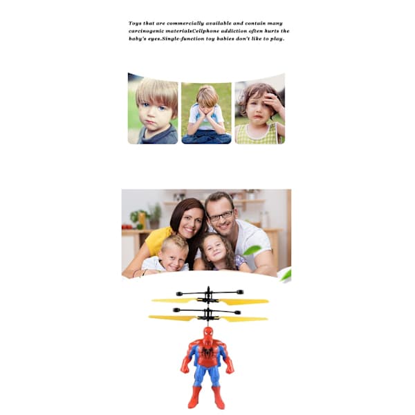 Spider-Man tegneseriefigur sensorfly svæveflyvning