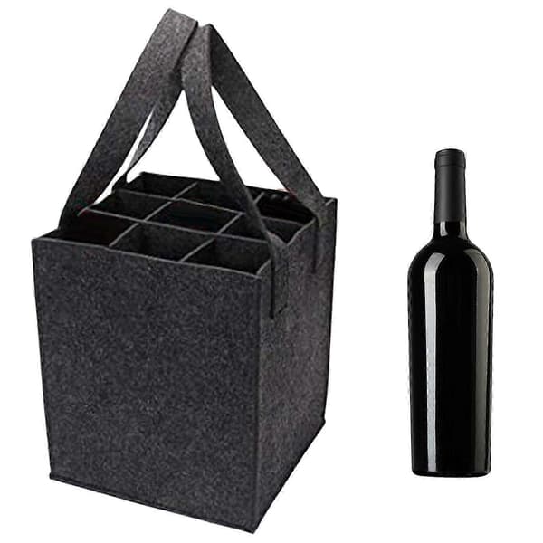 Pullopussit, ostoskassit, lahjapussit, juhlatuliaiset, ystävänpäivä, vuosipäivän pullonsuojukset dark gray and nine