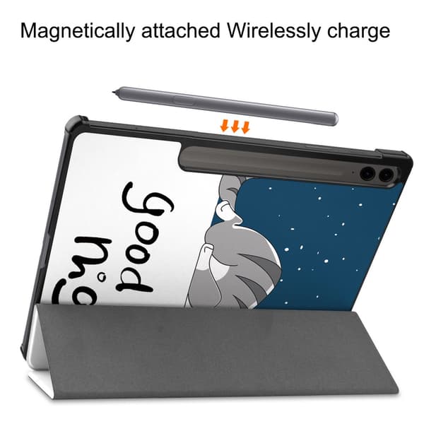 Kompatibelt med Samsung Galaxy Tab S9 FE Plus Tri-fold Skyddsfodral