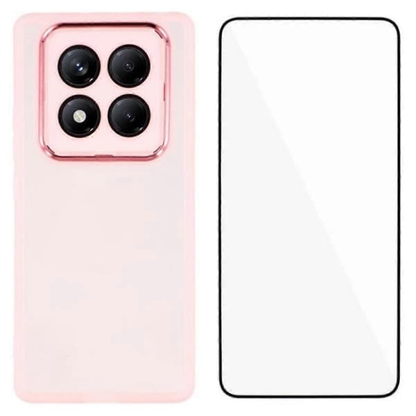 Kompatibel med Xiaomi Redmi Note 14 Pro 4G telefondeksel - lingling} Multicolor Pink