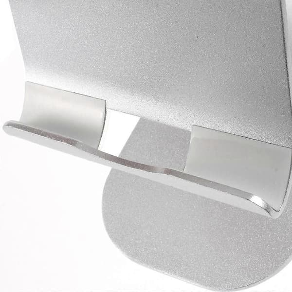 Höjdjusterbart skrivbordsstativ i aluminiumlegering för iPad Kompatibel med iPhone Tablet PC - Silverfärg-lingling}