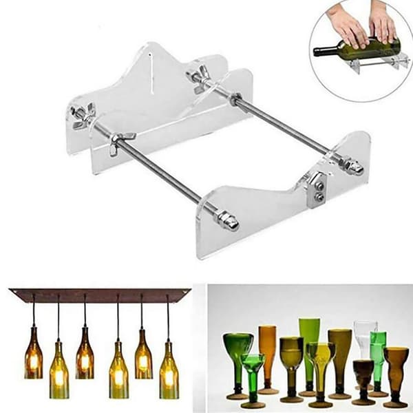 Glasflaskskärverktyg, vinflaskskärare, DIY-vinflaskskärverktyg, juldekorationer