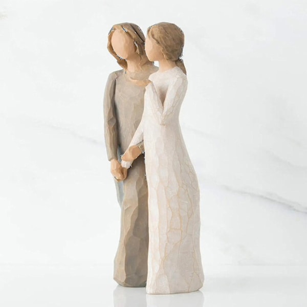 Willow Tree Min syster Min vän Skulptur Handmålad figur (FMY)-Perfekt