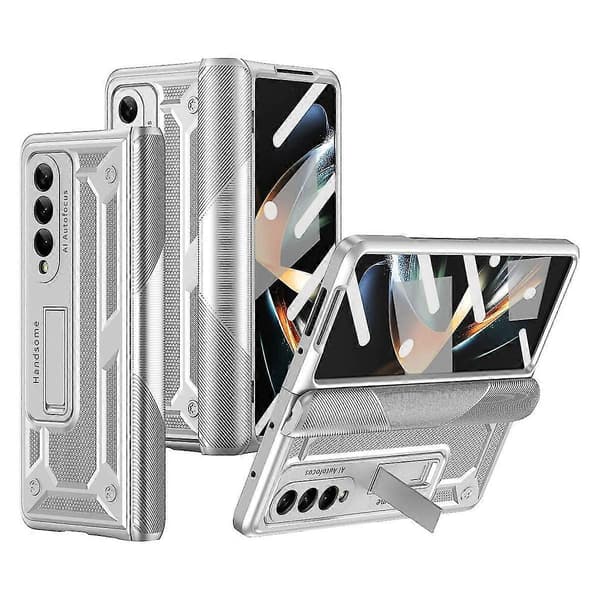 Integrert telefondeksel kompatibelt med Samsung Galaxy Z Fold2 5G-lingling} Silver