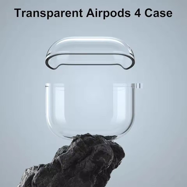 Hett 2025 Transparent Airpods 4 Skal