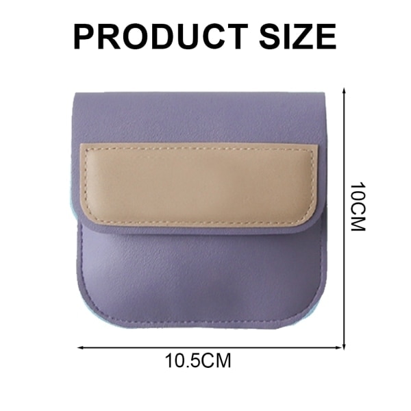 The first design is a small, fresh, and simple purple mini bag.
